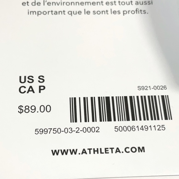 NWT Athleta Ultra High Rise Elation 7/8 Tight Leggings in Navy - Picture 8 of 15